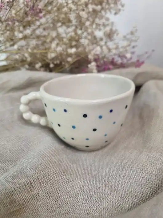 Kup teraz Filiżanka ceramiczna KROPECZKI