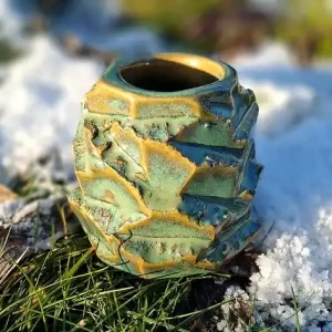 Ograniczona ilość Czarka ceramiczna Kurinuki - Moss