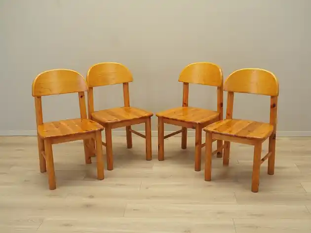 Komplet czterech krzeseł, lata 60, Rainer Daumiller, Hirtshals Do wyczerpania zapasów