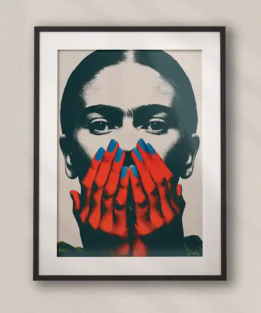 Darmowy zwrot Plakat Ilustracja Frida