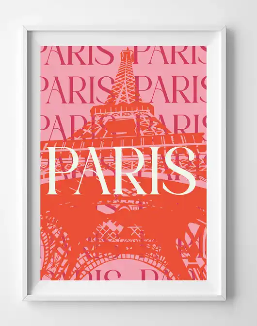 Bezpieczne zakupy Plakat Paris 2