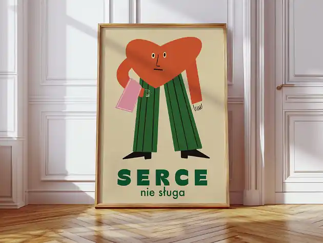 Wybór klientów Plakat Serce nie sługa