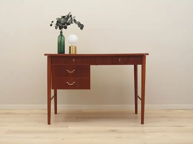 Hit cenowy Biurko tekowe, duński design, lata 60, produkcja Dania