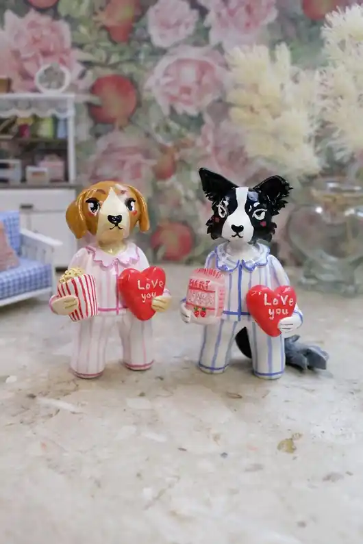 Beagle i Border Collie w piżamach Hit cenowy