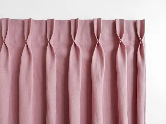Bezpieczne zakupy Zasłona na fleksach HEAVY DUSTY PINK