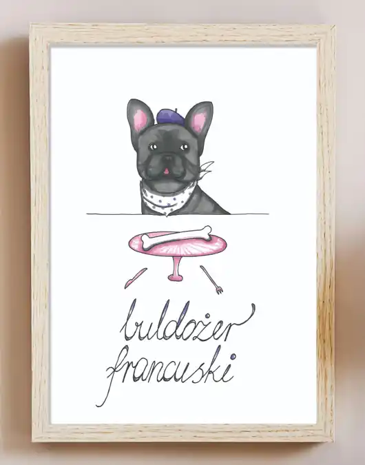 Plakat Buldożer Francuski Hit sprzedaży