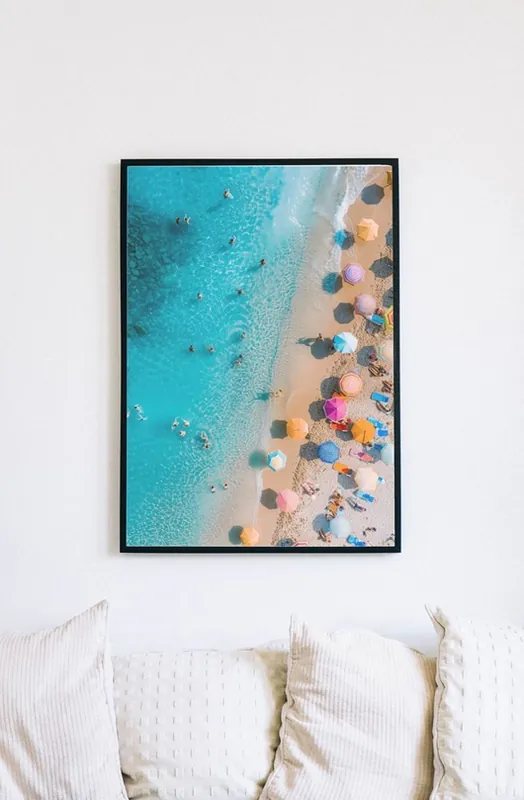Oferta czasowa Plakat - Mykonos w sierpniu 1
