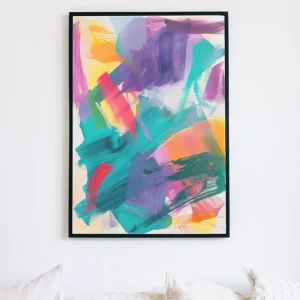 Bezpieczne zakupy Plakat - Abstract brush 1