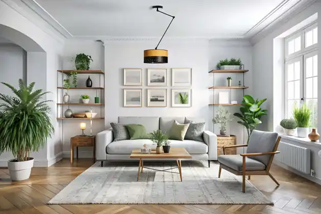 Żyrandol na wysięgniku do salonu z ruchomym ramieniem NEWA DUAL Cena promocyjna