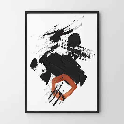 Wyjątkowa oferta Plakat abstrakcja z miedzianym - różne formaty