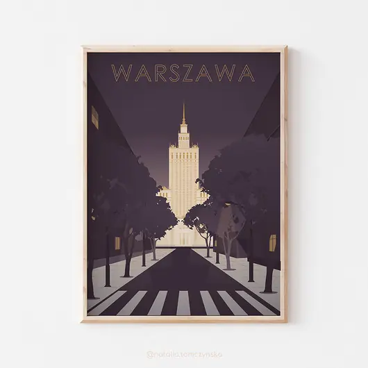 Plakat Warszawa Zamów teraz