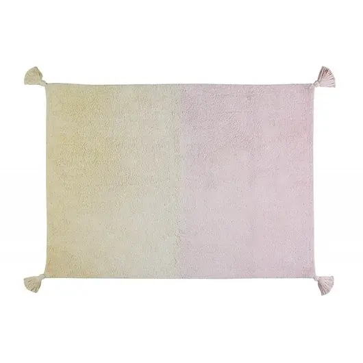 Ograniczona ilość Dywan Bawełniany Degrade Vanilla/Soft Pink