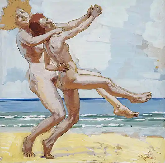 Wybór klientów Tancerze - Frantisek Kupka - dekoracja ścienna