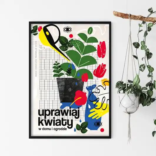 Bezpieczna płatność Plakat "Uprawiaj kwiaty"