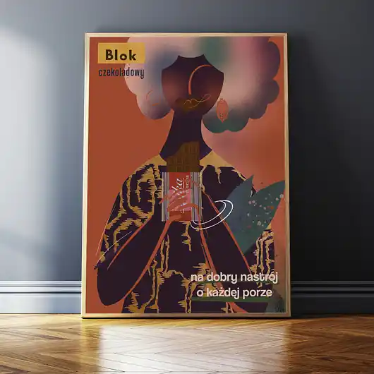 Plakat "Blok czekoladowy" Promocja