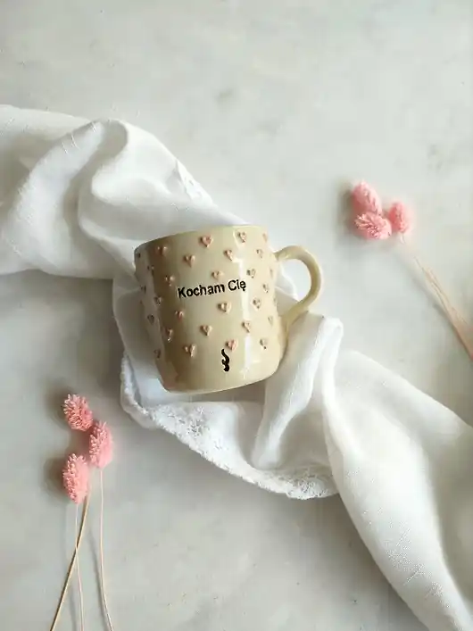 Ceramiczny Kubek 200 ml "Kocham Cię" Nowość