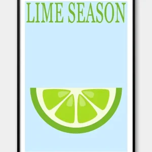 Niska cena Plakat LIMONKA - LIME SEASON - z serii FRUIT SEASON