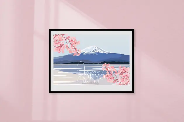 Ograniczona ilość Plakat Fuji 1
