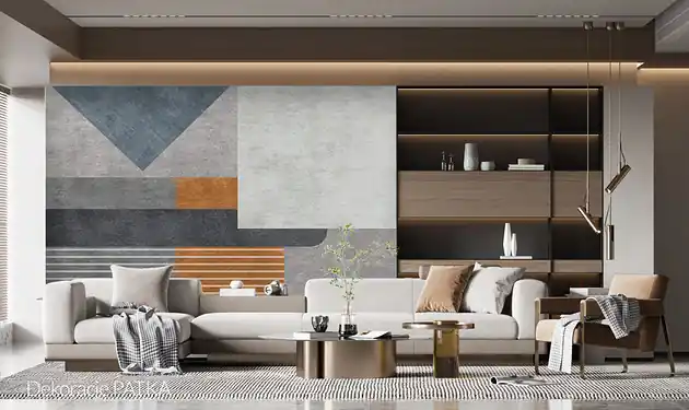 Geometric Abstraction - Tapeta Szybka dostawa