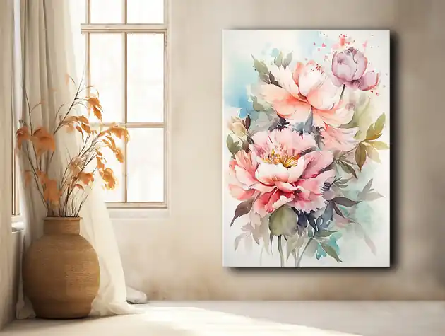 Oferta Polne kwiaty - Plakat - Olej, Boho, Abstrakcja