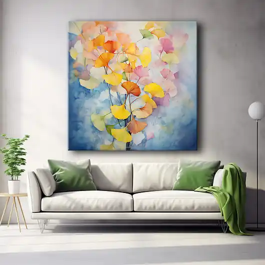 Oferta Miłorząb - Plakat - Akwarela, Boho, Abstrakcja