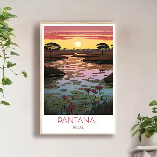 Brazylia - Pantanal - Plakat, pamiątka dla podróżnika Sprawdź teraz