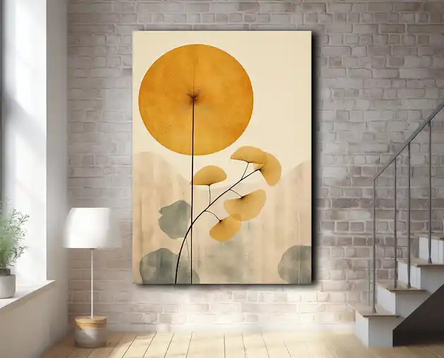 Tropikalne liście - Plakat - Loft, Minimalizm Szybka wysyłka
