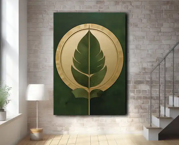 Promocja Tropikalne liście - Plakat - Loft, Minimalizm A084
