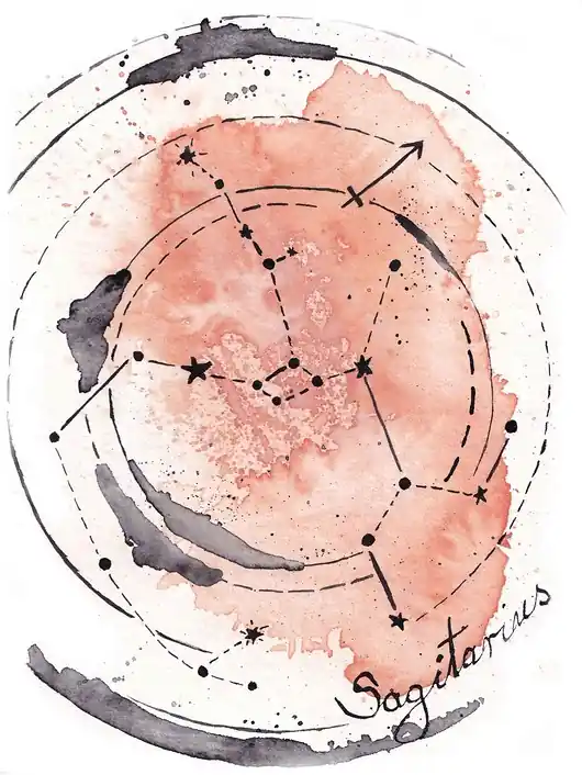 Plakat Gwiazdozbiór Strzelca Znak Zodiaku STRZELEC Wybór klientów
