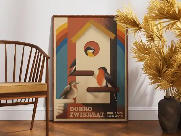 Plakat "Pomocna dłoń" Ostatnie sztuki