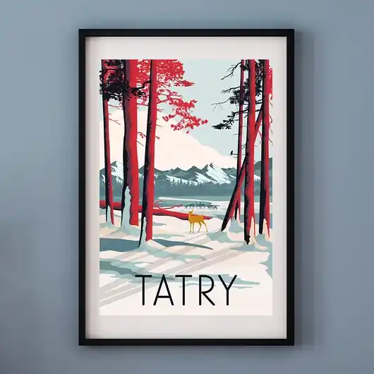 Plakat TATRY Darmowy zwrot