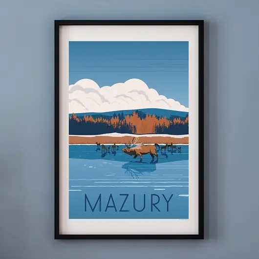 Plakat MAZURY Zamów dziś