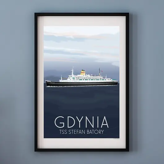 Plakat GDYNIA - TSS STEFAN BATORY Bezpieczna płatność