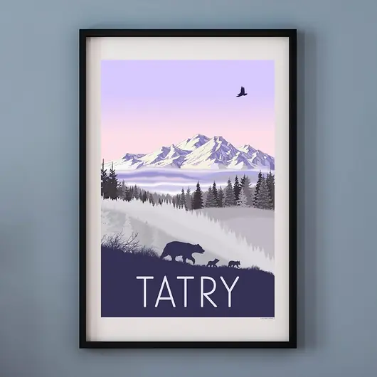 Szybka wysyłka Plakat TATRY