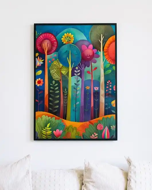 Zamów teraz Plakat - Happy forrest