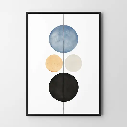 Plakat Abstrakcja kolorowa Premium