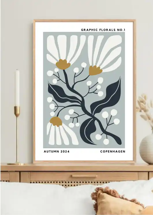 Promocja PLAKAT dekoracyjny , kwiaty ilustracja, flower market