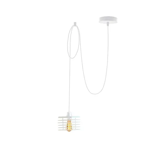 Pojedyncza lampa wisząca z drucianym kloszem typu pająk GALO LOFT L1 Oferta czasowa