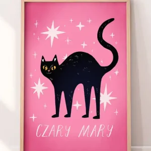 Plakat Czary Mary - Różowy Promocja