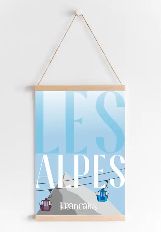 Plakat Alpy Wysoka jakość
