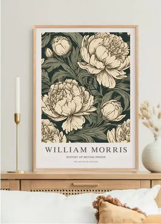 PLAKAT dekoracyjny , William Morris, wystawowy Ostatnia szansa