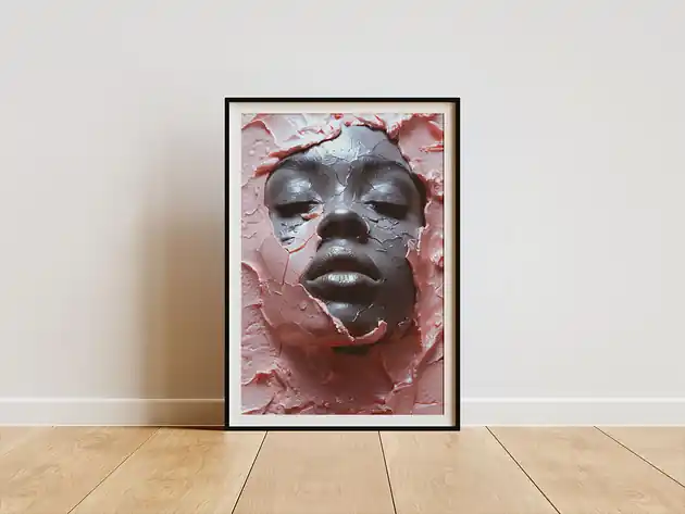Super okazja Plakat - Ebony face