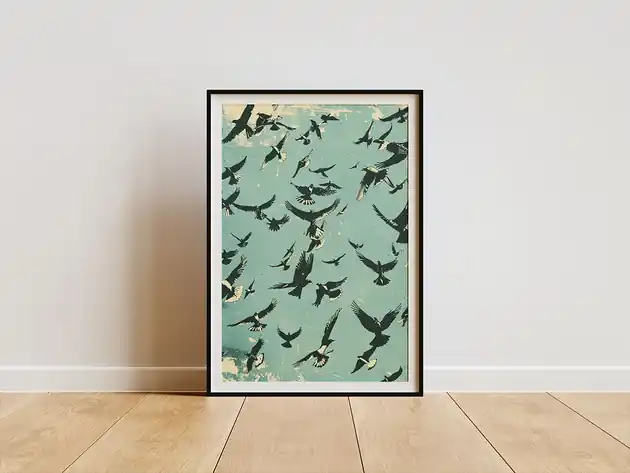 Promocja Plakat - Bird swarm