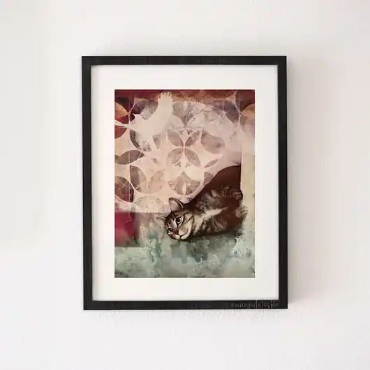 Magia chwili III, autorski plakat, sygnowany Darmowy zwrot