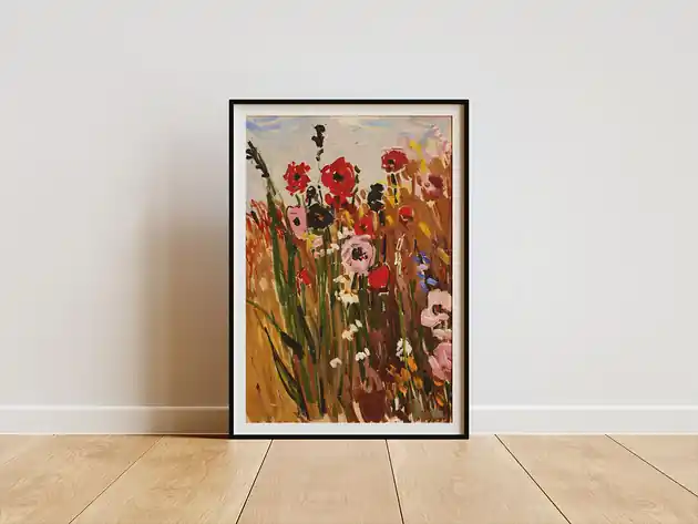 Kup teraz Plakat - Polne kwiaty
