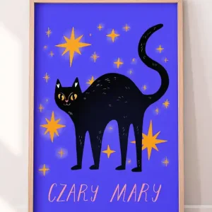 Niska cena Plakat Czary Mary - niebieski
