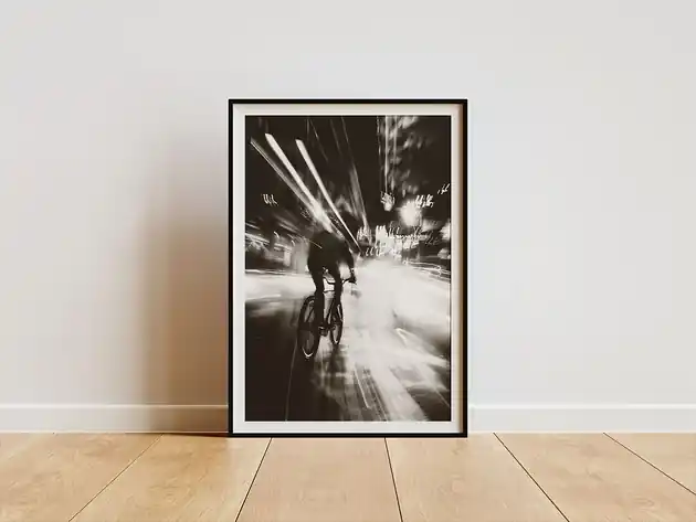 Kup online Plakat - Night biker