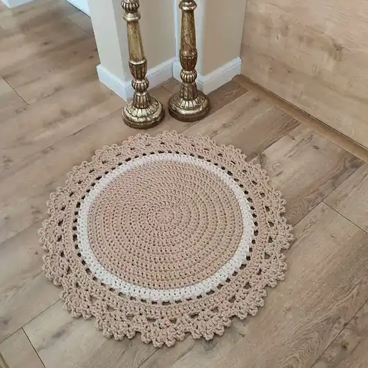 Wyjątkowa oferta Dywan ze sznurka bawełnianego 80cm