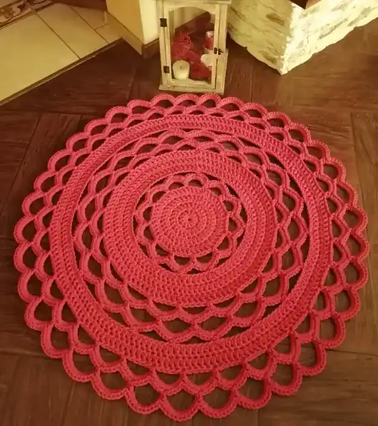 Szybka wysyłka Dywan ze sznurka bawełnianego 100cm