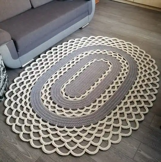 Bestseller Dywan ze sznurka owalny 165cmx215cm